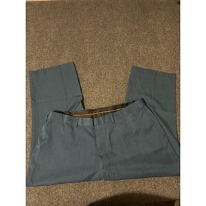 Botany 500 Mens Blue Textured Dress Pants Trousers Size 42x26